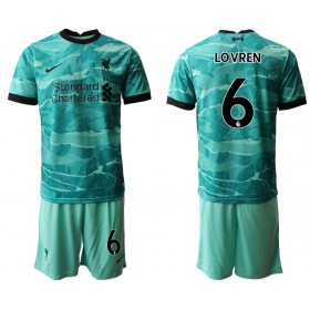 Camisolas de Futebol Liverpool Dejan Lovren 6 Criança Equipamento Alternativa 2020/21 Manga Curta